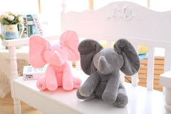 Peek-A-Boo Elephant Plush Toy for Babies and Kids